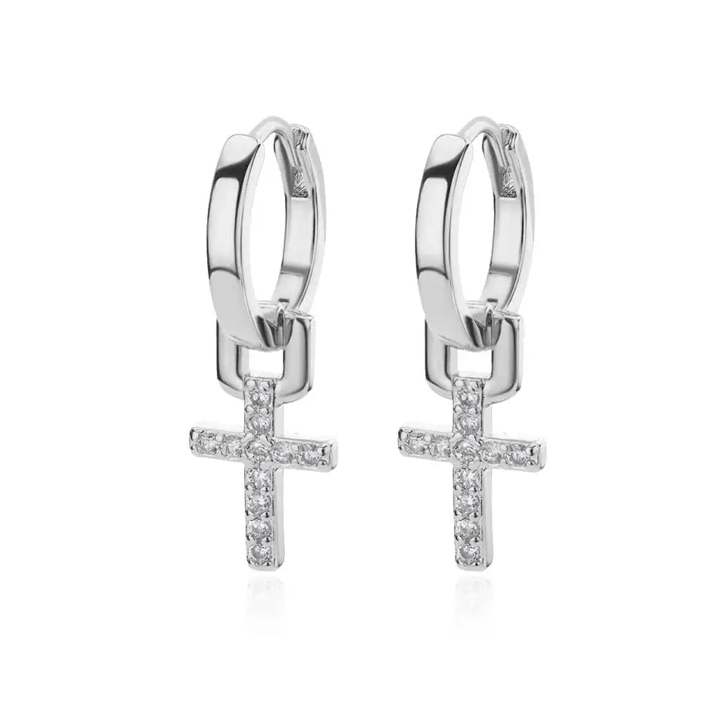 Pendientes Cruz Latina